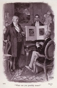 Ilustração para The Woman In White by Wilkie Collins (litho)