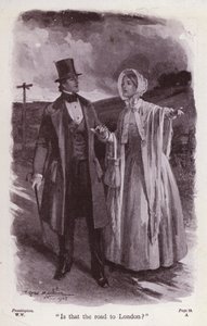 Ilustração para The Woman In White by Wilkie Collins (litho)