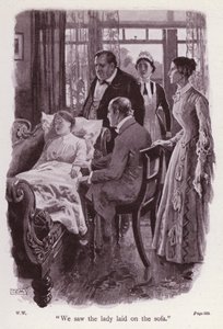 Ilustração para The Woman In White by Wilkie Collins (litho)