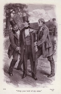Ilustração para The Woman In White by Wilkie Collins (litho)