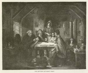 Os Cotters Sábado à Noite de Thomas Faed