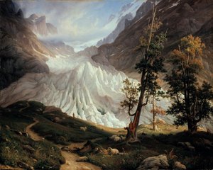 O glaciar inferior de Grindelwald