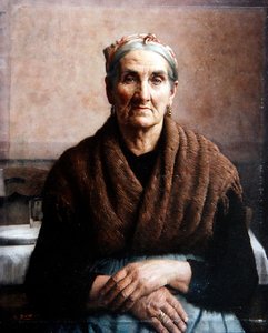 Madame Dafashno (óleo sobre tela) de Thomas Frederick Mason Sheard