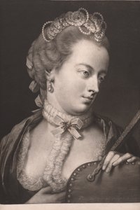 A senhora elegantemente vestida de Thomas Frye