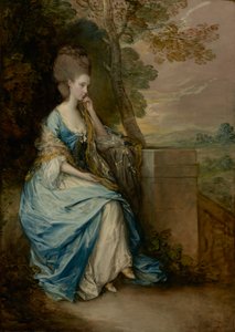 Retrato de Anne, condessa de Chesterfield, 1777-8 (óleo sobre tela0