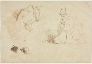 Esboços: Figuras e Animais de Thomas Gainsborough