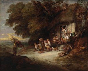 A porta da cabana de Thomas Gainsborough