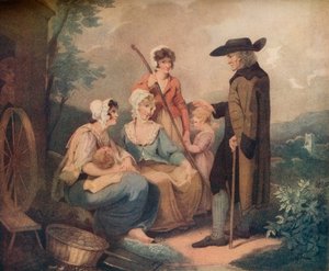 A porta da casa de campo, c1791