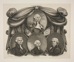 (Washington) Thomas Jefferson. - James Madison. - John Adams de Thomas Gimbrede