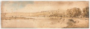 Uma seleção das vinte das vistas mais pitorescas de Paris, 1802. de Thomas Girtin