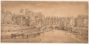 Uma seleção das vinte das vistas mais pitorescas de Paris, 1802. de Thomas Girtin