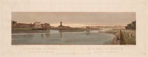 Uma seleção de vinte das vistas mais pitorescas de Paris: vista da vila de Chaillot, etc. de Thomas Girtin