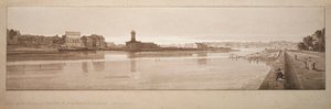 Uma seleção das vinte vistas mais pitorescas de Paris: vista da vila de Chaillot ..., 18 de Thomas Girtin