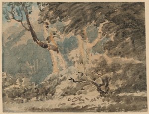 A orla de um bosque de Thomas Girtin