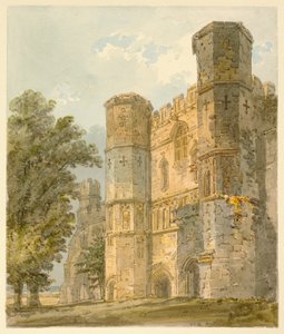 A portaria da Abadia de Battle, Sussex de Thomas Girtin