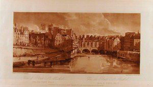 Ansicht der Pont St. Michel vom Pont Neuf aus