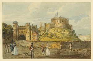 Castelo de Windsor, c.1792 (aguarela e tinta sobre papel) de Thomas Girtin