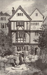 A Casa Cinzenta (litografia) de Thomas Hamilton Crawford