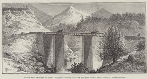 Fronteira Noroeste da Índia, Ponte Militar sobre o Rio Anumbar, Thull Chotiali, Beloochistan de Thomas Harrington Wilson