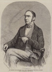 Sir Charles Lock Eastlake, DCL, FRS, presidente da Royal Academy