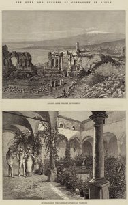 O duque e a duquesa de Connaught na Sicília de Thomas Harrington Wilson