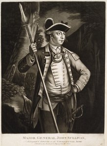 Major General John Sullivan, um distinto oficial do Exército Continente (sic) de Thomas Hart