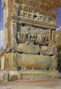 Arco de Tito, Roma, 1842