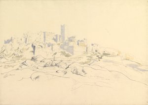 A Acrópole do Areópago, Atenas, 24 de abril de 1846.