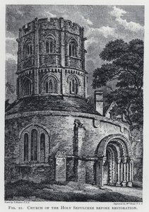Igreja do Santo Sepulcro antes da restauração (gravura) de Thomas Hearne