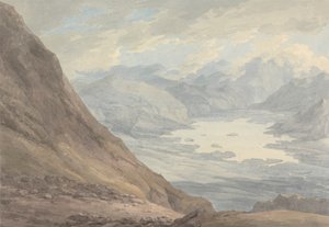 Vista de Skiddaw sobre Derwentwater de Thomas Hearne