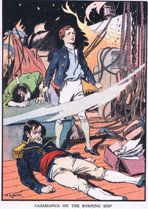 Casabianca (litografia a cores) de Thomas Heath Robinson