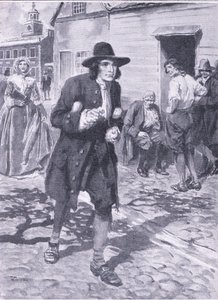 Entrando na cidade do amor de Brotherley, ilustração do "Cassell