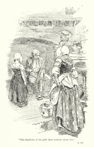 Ilustração para A Sentimental Journey de Laurence Sterne (litografia) de Thomas Heath Robinson