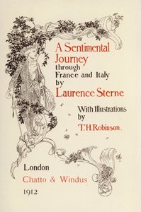 Ilustração para A Sentimental Journey de Laurence Sterne (litografia) de Thomas Heath Robinson