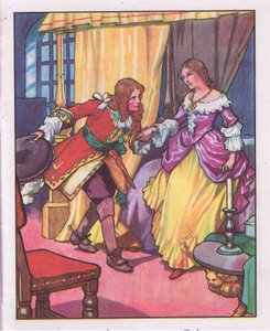 "Meu príncipe", murmurou ela (litografia) de Thomas Heath Robinson