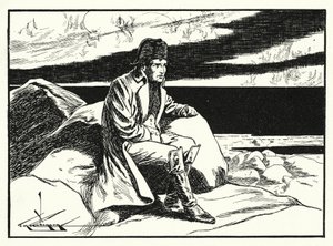 Napoleão em Santa Helena (litografia) de Thomas Heath Robinson
