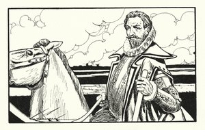 Guilherme, o Silencioso, um herói da Holanda (litografia) de Thomas Heath Robinson