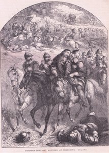 Hampden mortalmente ferido em Chalgrove AD 1643 de Thomas Henry Nicholson