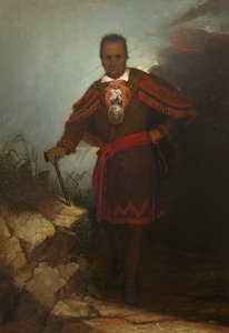 Jaqueta Vermelha Sagoyewatha, 1868.