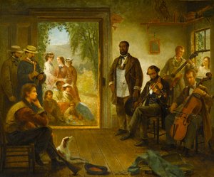 O Musicale, Barbearia, Trenton Falls, Nova York, 1866