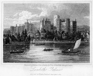 Palácio de Lambeth, Londres, 1817.