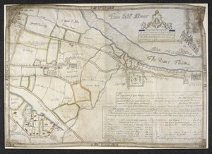 Adicionar. 34790 Plano da mansão Faux Hall [agora Vauxhall], em Lambeth, co. Surrey
