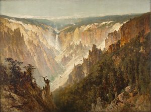 O Grand Canyon do Yellowstone, c.1884