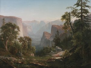 Vista do vale de Yosemite, 1865