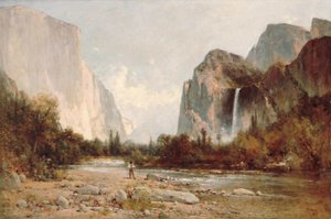 Yosemite, Cataratas de Bridal Veil de Thomas Hill