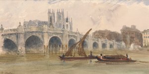 Ponte de Westminster e a Abadia de Thomas Hollis