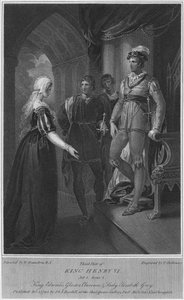 Terceira parte do rei Henrique VI. Ato 3. Cena 2. Rei Edward, Gloucester, Clarence e Lady Elizabeth Gre