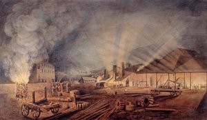 "Rolling Mills", 1819 de Thomas Horner
