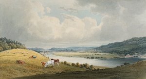 Llantwit, Cadoxton e Neath a partir do Norte (aguarela e lápis sobre papel)
