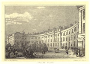 Ainslie Place (gravura) de Thomas Hosmer (after) Shepherd